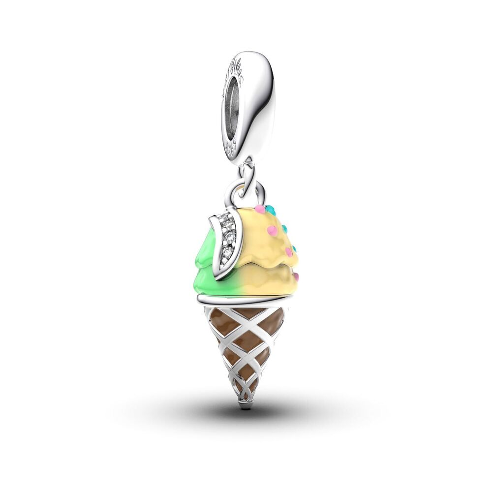 4524 new Ice - cream cone charm pendant gift Charm Pendant Beads Suitable